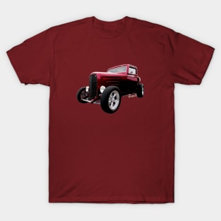 32 High Boy 3 Window Coupe Hot Rod T-Shirt